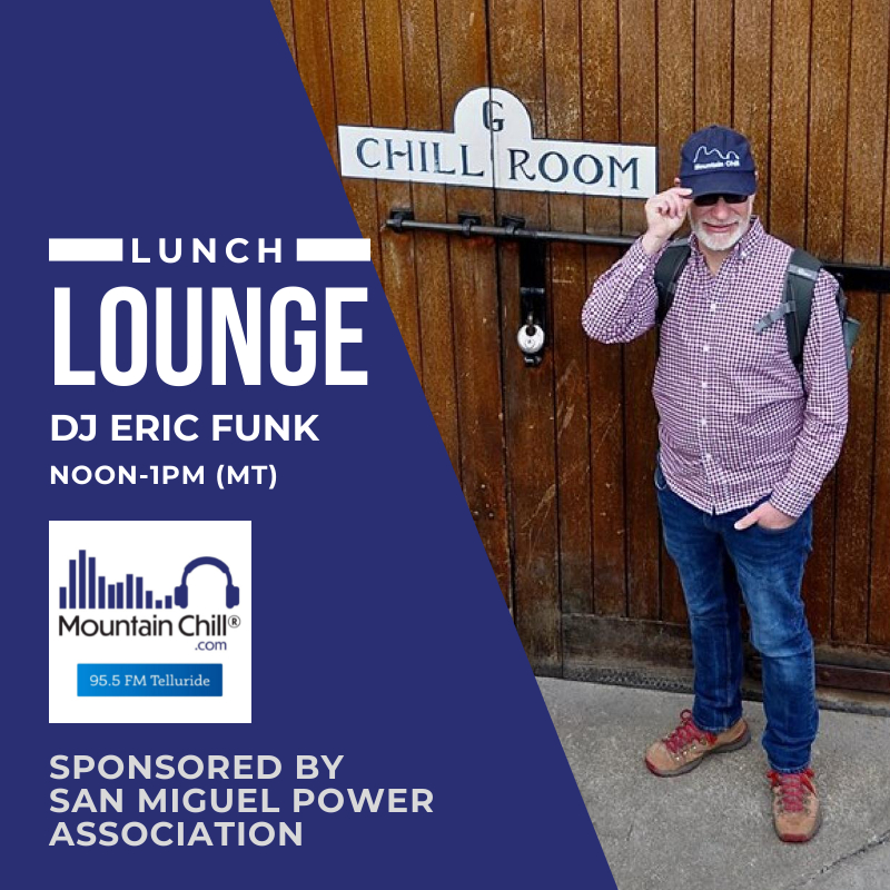 Picture of DJ Eric Funk, host of the Lunch Lounge.